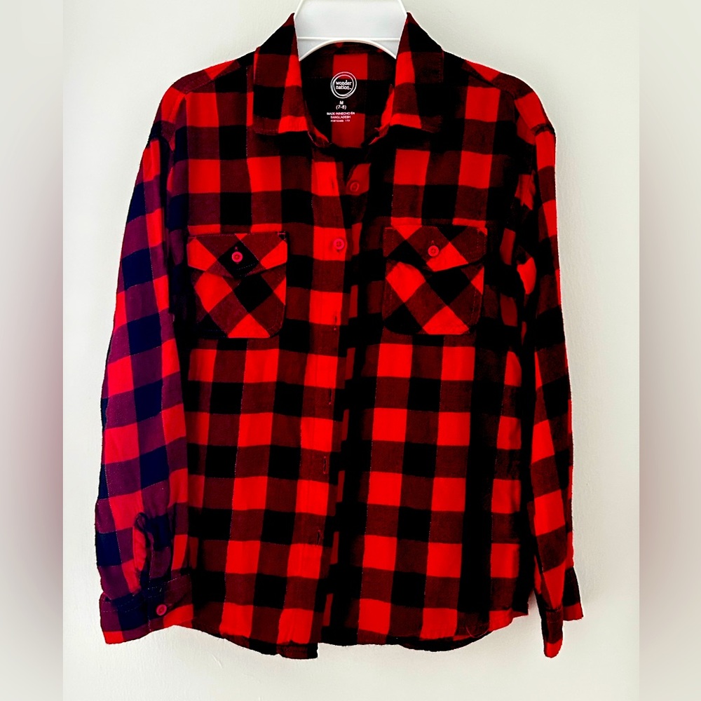 Flannel shirt for girls kids